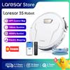 Laresar Evol 3S Robot Aspirapolvere 5000Pa Controllo APP Pianificazione Intelligente Senza Fili Lavaggio per Casa Tappeti Pulizia Peli di Animali - Laresar Evol 3S