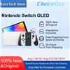 Nintendo Switch Modello OLED Schermo da 7 pollici Maniglia Joy‐Con Console audio regolabile migliorata Modalità TV stabile Videogioco - OLED White