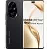 HONOR 200 Pro 5G Smartphone Snapdragon 8s Gen 3 Display AMOLED da 6,78 pollici 120Hz Batteria da 5200mAh Fotocamera principale da 50MP Versione globale - Black