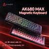 AJAZZ AK680 MAX Interruttore magnetico Tastiera meccanica 60% Trigger rapido 0,01mm 8K/1K Ritorno 68 tasti Tastiera da gioco cablata/wireless - White