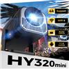 ISINBOX Proiettore Android HY320 mini 4K Native720P 1280 * 720P Bluetooth WIFI6 Proiettore tascabile intelligente Videoproiettore portatile con proiettore HDMI - HY320 mini