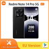 Xiaomi Redmi Note 14 Pro 5G,NFC,Schermo AMOLED 1.5K da 6,67 pollici.,Fotocamera da 200 MP,5110 mAh,Non contiene un caricabatterie - Coral Green