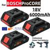 DIXSG Per BOSCH Professional 18V 21700 4.0Ah/5.0Ah/6.0Ah Batteria ProCORE 18V Li-Ion Batteria di Ricambio per BAT609 BAT618 con BMS - Charger 1p