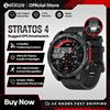 Zeblaze NUOVO Zeblaze Stratos 4 GPS Smart Watch 1.43 Display AMOLED Bussola incorporata Altimetro barometrico Torcia Chiamata vocale Smartwatch - Electric Orange