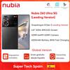 Nubia Z60 Versione ultra leader 5G Smartphone Snapdragon 8 Gen 3 Versione leader 6.8 '' 120Hz Schermo AMOLED 80W Ricarica rapida - Sliver