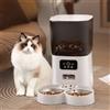 Alimentatore automatico per gatti da 5 litri WiFi con fotocamera HD Smart Interattivo Dispenser di cibo per animali domestici Timer Ciotola in acciaio inossidabile Auto Cane Gatti - Single bowl button