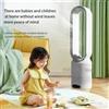 INSIS FEMME Ventilatore senza lama da 20 pollici a basso rumore Telecomando Ioni negativi Muto Ventilatore elettrico da tavolo Ventilatore da pavimento per aria condizionata domestica Ventilatore a torre - Silver