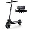 iScooter Scooter elettrico W9 da 10 pollici 1000W Motore 48V14Ah Batteria 45 km/h Velocità massima 45 km Portata posteriore Pneumatici fuoristrada Doppi freni APP -