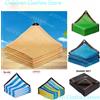 90% Ombreggiatura HDPE Beige Parasole Net Giardino Pianta Capannone Ombreggiatura Vela Protezione UV Pergola esterna Copertura solare Tenda da piscina - Blue White