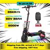 BOYUEDA S5 Scooter Elettrico 6000W Motore 60V38AH Batteria 120KM Gamma 85KM/H Velocità NFC Smart App Luci RGB Off-road E Scooter - Q7 Pro Max