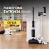 Tineco Floor ONE Switch S6 Stretch Aspirapolvere Wet Dry Multifunzione 180 ° Pulizia a doppio bordo con tempo di esecuzione Lay-Flat da 65 minuti -