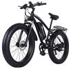 Bici elettrica Shengmilo MX02S Bici elettrica da uomo da 26 pollici, E-Mountain Bike da 1000 W, E-bike da città 48 V 17,5 Ah, Bici elettrica con pneumatici grassi - MX02S
