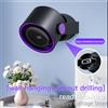 INSIS FEMME Ventilatore elettrico Desktop Silenzioso Condizionatore d'aria a parete Ventilatore senza lama Ricarica USB Ufficio portatile Campeggio interno - Gray