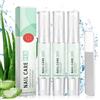 WishesMar Nail Care Pen Set di 3 Penne per la Cura delle Unghie Idrata e Rinforza le Unghie Mantieni Pulite le Unghie delle Mani e dei Piedi con Aloe Vera, Olio dell'albero del tè, Vitamina E