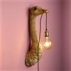 WERNS Lampada da Parete Franz Josef Struzzo Oro 24,5x18,5x72cm