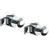 Cordivari Set Appendini 2 pezzi Lisa 22/25 Cromati Porta Asciugamani Per Radiatori Termoarredo ,
