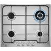 ELECTROLUX PX640UV PIANO COTTURA DA INCASSO 60CM 4 FUOCHI A GAS - INOX