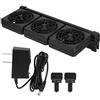 Pssopp Refrigeratori per acquari Serbatoio di Pesce Ventola di Raffreddamento Mini Tripla Testa Ventola di Raffreddamento per Acquario Ventola a Freddo Appendere Il refrigeratore(EU Plug)