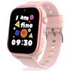 Moikmlih 4G Smartwatch Bambini, orologio smartwatch bambini con Videochiamate, Chiamate, SOS, GPS localizzazione, modalità scuola, SMS, IP68 Impermeabile, 7 Giochi, Allarme ottimo regalo per bambina 5-14 anni