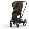 Cybex Platinum - Passeggino Priam 4 - Telaio Rosegold - Khaki Green