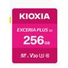 Kioxia 256GB Scheda SDXC Kioxia Exceria Plus G2 V30 UHS-I U3 Class10 Rosa [LNPL2M256GG4]