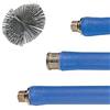 La zappa Kit pulizia per stufa a legna, scovolo Ø 250 mm con asta da 8,4 m spazza camino