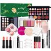 CHSEEO Trousse Trucchi Donna, Set Trucchi Donna, Kit Trucco Make up Completo Tutto in Uno Palette Cosmetica, Valigetta Trucchi con Ombretti Rossetto Correttore Kit Cosmetici per Donne Ragazze Regalo