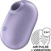 Satisfyer Pro To Go 2 - stimolatore clitorideo a onde d'aria, ricaricabile (viola)