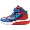 Geox J Ciberdron Boy, Scarpe da Ginnastica, Blu Rosso, 25 EU