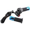 Tbest Tamburo acceleratore per Bici elettrica Torsione, 12V 24V 36V 48V 60v 72v Scooter Elettrico Bici Twist Grip Throttle con Display LED Maniglia Schermo per Bici elettrica