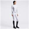 Cavalleria Toscana Maglia da competizione con inserto plissettato CT L/S Cavalleria Toscana