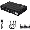 INVERCRIGIL Mini UPS Batteria di Backup per Router, con10400mAh con POE, Uscita USB 5V/2A DC 5V/9V/12V 2A per Modem, Telecamere di Sicurezza, Smartphone