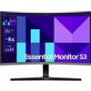 Samsung Essential S39GD Monitor curvo Full HD da 27 con frequenza di aggiornamento di 100 Hz e modalità gaming