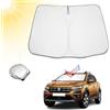 Parasole Interno Per Dacia Jogger 2021-2025, Con Anelli A Molla, Protezione UV, Termoriflettente