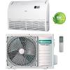 Hisense Climatizzatore Pavimento Soffitto 36000 btu AUV105UR4RC8 serie SUPER condizionatore inverter classe A++ gas R32 wifi opzionale