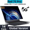 Originale Pad 7s Pro Versione Globale Tablet 11HD Schermo Android 14 Tablet Per Bambini Tab 5G Dual SIM 20000mAh WIFI Bambini Tablet PC - Blue