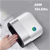 INSIS FEMME SUNUV SUN3 Essiccatore per unghie Smart 2.0 48W Lampada UV LED per unghie con timer intelligente Memoria Display timer digitale invisibile Macchina per asciugare le unghie - WHITE