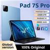 2025 Originale Pad 7S Pro Tablet PC Android 14 Tablet da 10.1 pollici Snapdragon 8 gen3 5G Doppia SIM Tab 22GB + 2TB 20000mAh WiFi Google - Blue