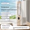 INSIS FEMME 2025 Nuovo ventilatore turbo senza lama con umidificatore Mini ventilatore da tavolo portatile silenzioso ricaricabile USB per l'home office - Purple