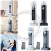 INSIS FEMME 2025 NUOVO ventilatore a torre portatile con 6 velocità del vento e ventola senza lama nebulizzata per camera da letto, soggiorno, ufficio - White NO Remote