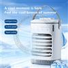 INSIS FEMME Ventilatore umidificatore portatile Mini ventola di raffreddamento ad aria Ventilatore per condizionatori elettrici USB con luce notturna a LED per umidificatore di raffreddamento ad aria domestico - first generation