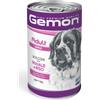 Monge Gemon Dog Bocconi Adult Maxi 1,25 kg - Maiale - Confezione da 6 pezzi - Cibo Umido per Cani - 1° ORDINE? scegli lo sconto BZR5 / BZR20 + 200 punti fedeltà