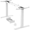 ErGear Scrivania Regolabile in Altezza da 70-115 cm, con 2 Motori & 4 Memoria, Solo Telaio per Scrivania da Piedi, Bianco