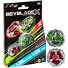 BEYBLADE Hasbro beyblade x, dual pack, assortimento di 2 trottole beyblade