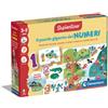 Sapientino puzzle gigante dei numeri - puzzle da pavimento per bambini - gioco educativo in materiale riciclato