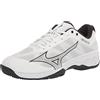 Mizuno Wave Supera la Luce, Scarpe da Tennis Uomo, Bianco e Nero, 40.5 EU