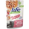 Life petcare Life Natural Cat Soup Tonno con Gamberetti in Brodo con Frutti di Mare 50g