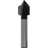 Bosch Fresa a V 6 mm, D1 12,7 mm, L 12,7 mm, G 45 mm, 90° 2608628447