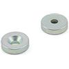 FIRST4MAGNETS Magnete Neodimio N42 Placcato Zinco Per Arti, Artigianato, Produzione Di Modelli, Fai -Da -Te, Hobby, Ufficio E Casa - 20mm Dia x 5mm Di Spessore x 5,2mm C/S - 8,3kg Pull - North - Pacchetto Di 2