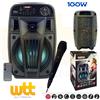 Karma Cassa amplificata bluetooth portatile karaoke professionale attiva con microfono